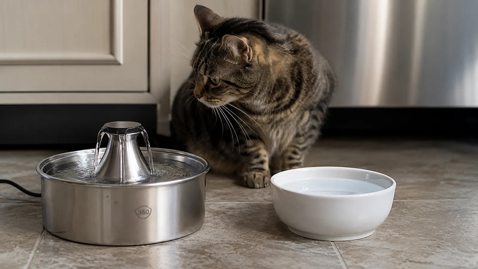 Cat Water Fountain vs Ceramic Bowl: Which One Gets Your Cat Drinking More